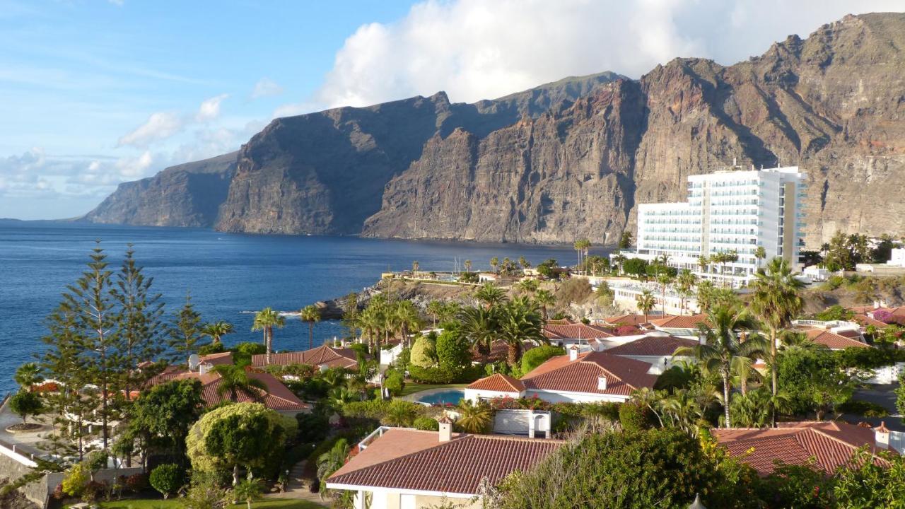 Apartment Mit Sonnenterrasse Und Panorama - Meerblick, 5 Min. Von Hafen + Strand Acantilado de los Gigantes Exterior photo
