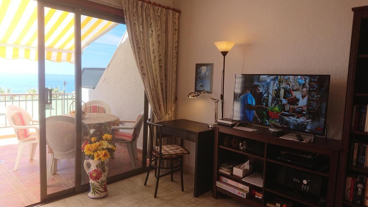 Apartment Mit Sonnenterrasse Und Panorama - Meerblick, 5 Min. Von Hafen + Strand Acantilado de los Gigantes Exterior photo